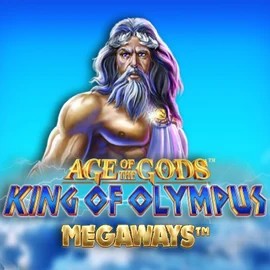 Age Of The Gods: King of Olympus Megaways game by Origins – logo hosted on Spinorhino Casino