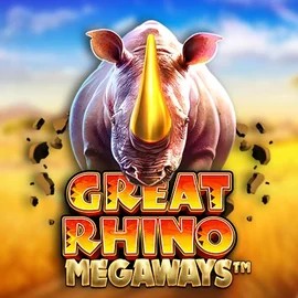 Great Rhino Megaways logo by Pragmatic Play Spinorhino Casino