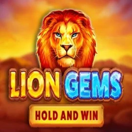 Logo of Lion Gems Hold and Win from Playson at Spinorhino Casino