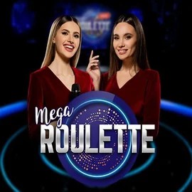 Mega Roulette slot icon by Pragmatic Play, available at Spinorhino Casino